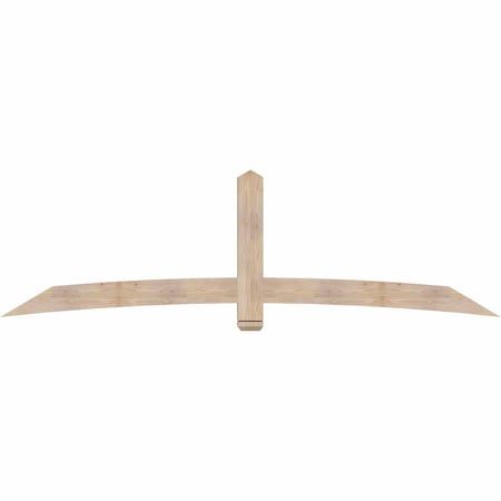 Ekena Millwork Bellingham Timber Gable Bracket, Douglas Fir, 108"W x 31 1/2"H x 3 1/2"D x 5 1/2"F, 7/12 Pitch GBW108X31X0406BEL00SDF